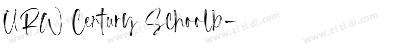 URW Century Schoolb字体转换